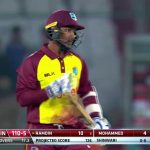 Ramdin batting at Karachi v Pakistan