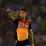 Siddharth Kaul bowling in the IPL