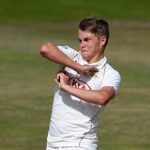 the bowling action of Sam Curran