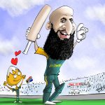 Hashim Amla cartoon